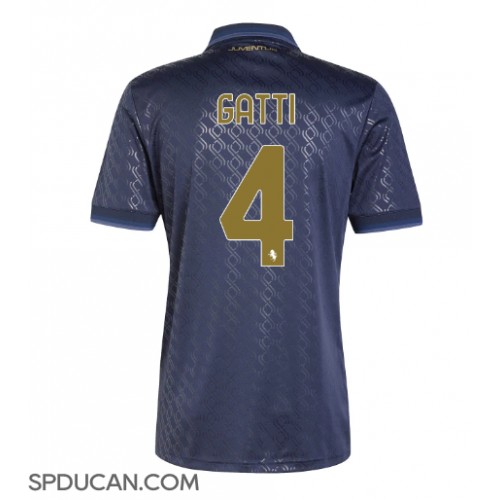 Muški Nogometni Dres Juventus Federico Gatti #4 Rezervni 2024-25 Kratak Rukav